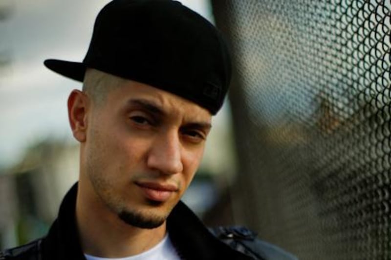 The 28-year-old Syrian-American rapper Omar Offendum, aka Omar A Chakaki. Courtesy MidEast Dynasy