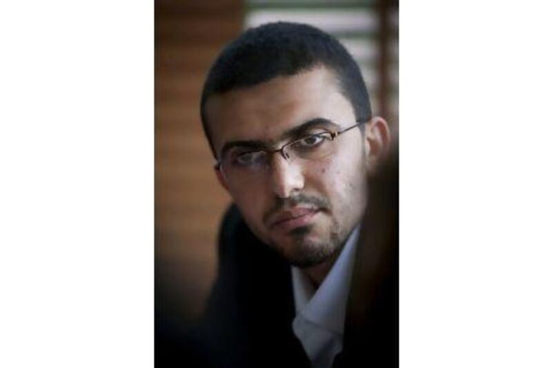 Hichem Laaridh, 23, computer science student, part of the youth movement of the Islamist political party An Nahda