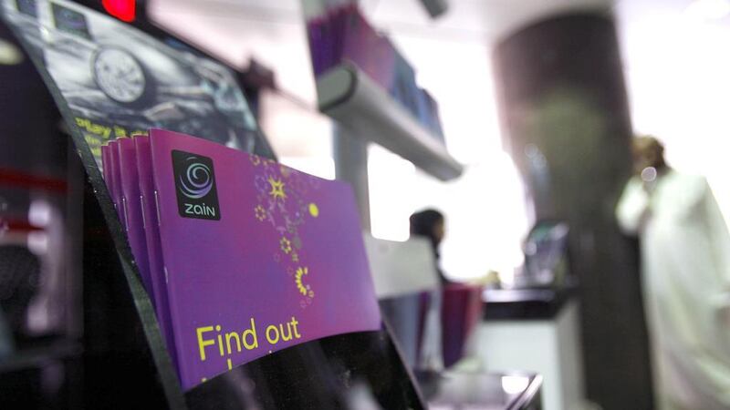 Zain served 50 million customers at the end of the first quarter, up 6 per cent from the previous year. AFP