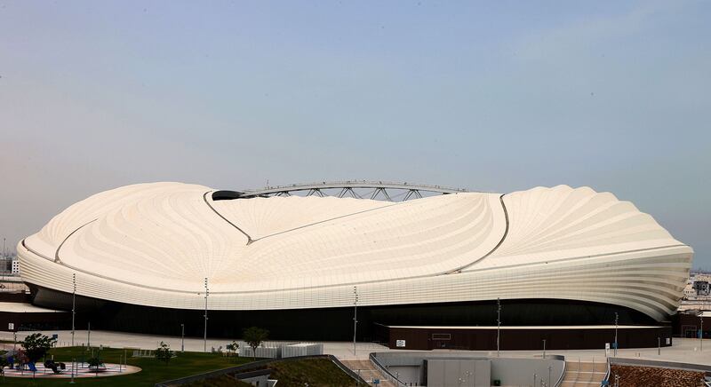 The Al Janoub Stadium in Doha, which will host matches for the Fifa 2022 World Cup. Qatar has become almost a byword for scorching heat, but some fans will still take a sweater to World Cup stadiums equipped with state-of-the-art air conditioning that its mastermind says will become the norm. All photos: AFP