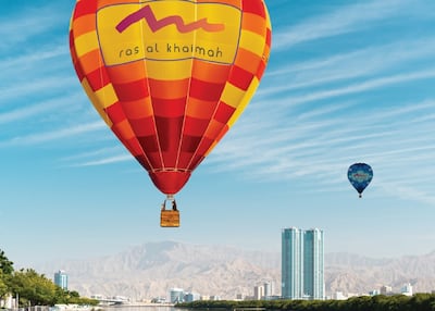 A new hot-air ballooning experience has launched in Ras Al Khaimah in time for Eid Al Fitr. Photo: RAK Airventure