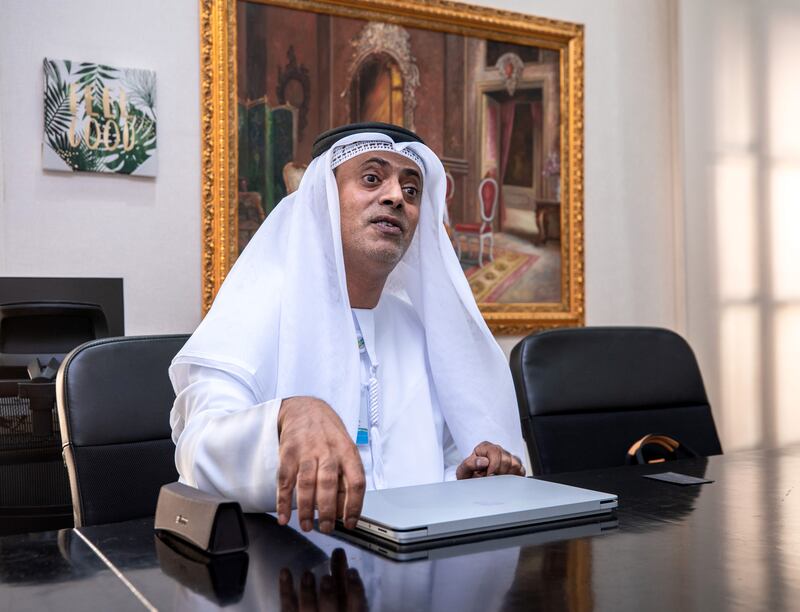Dr Nahyan Helal pictured in his clinic in Khalifa City, Abu Dhabi. He recently opened a second medical centre in Madinat Zayed to cater to thousands of oil industry workers. Victor Besa / The National