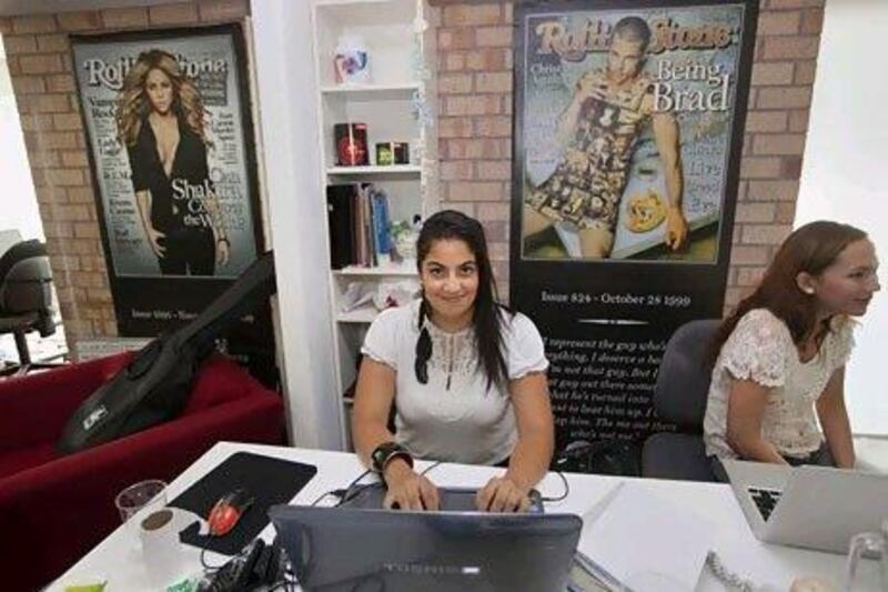 Pilar Rashad, a student at the Canadian University of Dubai, won an internship with Rolling Stone Middle East last year. Jaime Puebla / The National