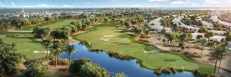 Yas Acres is a golf and waterfront development which will add 1315 villas to Yas Island. Courtesy Aldar