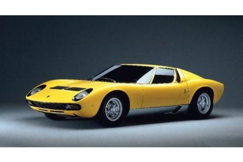 The Miura SV was the epitome of style and performance. Courtesy of Lamborghini