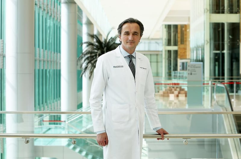 Dr. Tomislav Mihaljevic, chief executive of Cleveland Clinic Abu Dhabi is also a heart surgeon at the hospital on Al Maryah Island in Abu Dhabi. Pawan Singh / The National