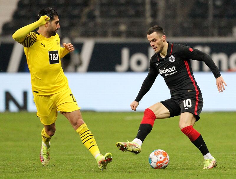 =3) Filip Kostic (Eintracht Frankfurt) Seven assists in 18 games. AFP