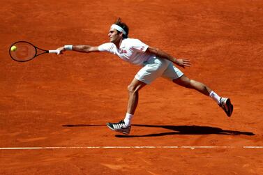 Roger Federer was victorious against Gael Monfils at the Madrid Open on Thursday, Reuters
