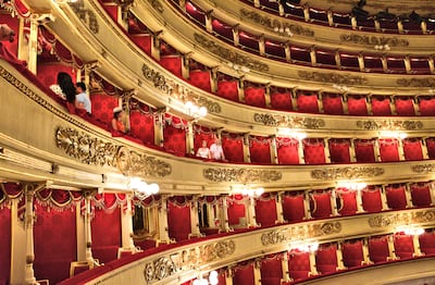 Teatro alla Scala Milan has one of the world's most photogenic interiors. Photo: Ronan O'Connell