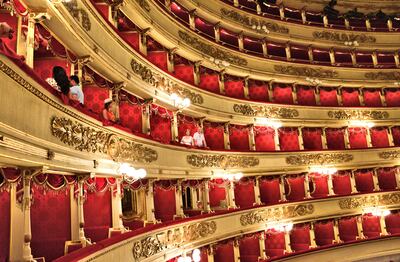 Teatro alla Scala Milan has one of the world's most photogenic interiors. Photo: Ronan O'Connell