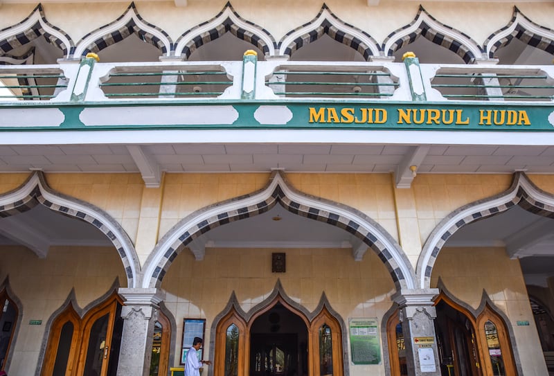 Nurul Huda Gelgel Mosque in Bali, Indonesia
