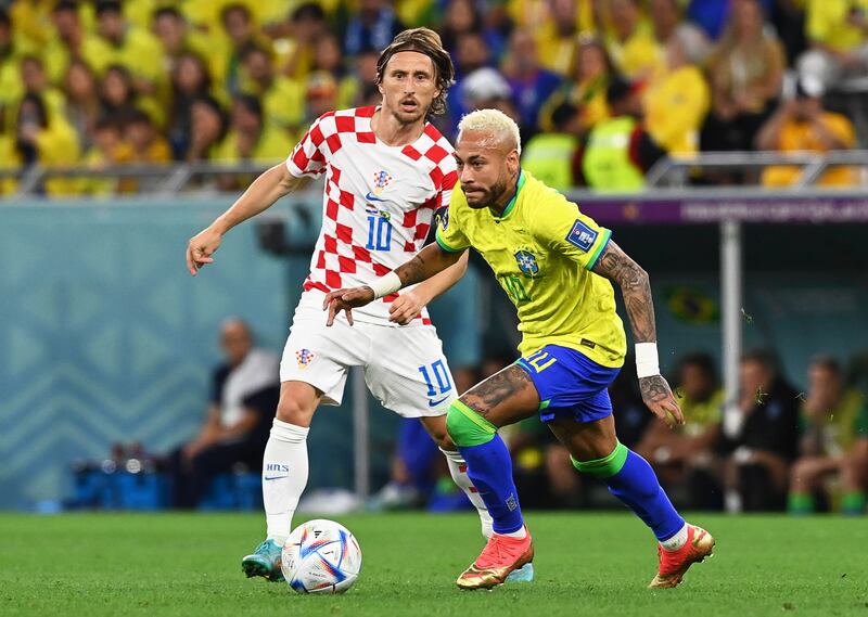 Luka Modric 8: Had a quiet start with a poor pass that was intercepted by Raphinha, but he sparked into life after pickpocketing Casemiro and began dictating the play for Croatia. Sent Alisson the wrong way with his penalty in the shoot-out. EPA