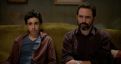 Ahmed Berrhouma and Dhafer L'Abidine play a formerly estranged father and son in 'Ghodwa'. Photo: Cairo International Film Festival