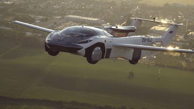 The AirCar in flight