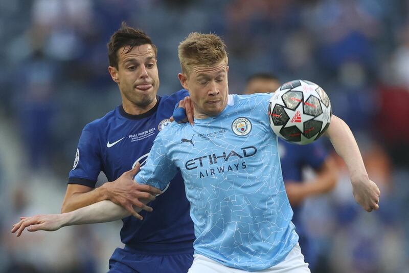 Cesar Azpilicueta – 7. Canny positioning allowed him to clear from a Mahrez cross. Overshadowed by his backline colleagues, but did all that was required of him. EPA