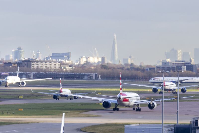 Heathrow Airport is one of the busiest in Europe. Bloomberg