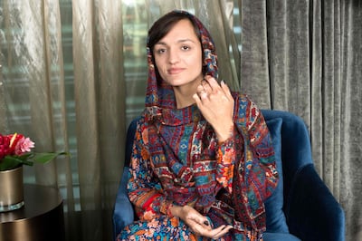 Zarifa Ghafari, former mayor of Maidan Shahr, Afghanistan, at the Toronto International Film Festival 2022. AFP