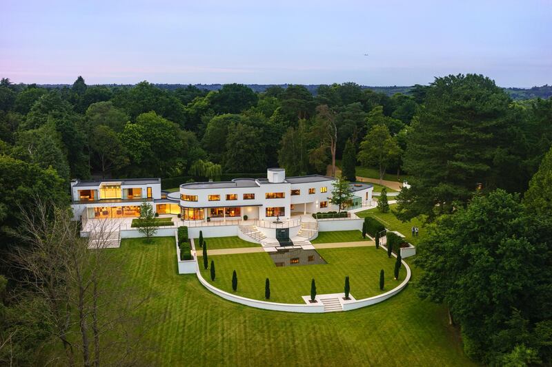 Cherry Hill is situated in 4.1 acres (14,506 sq ft) on the main island of Wentworth Estate. Courtesy Savills