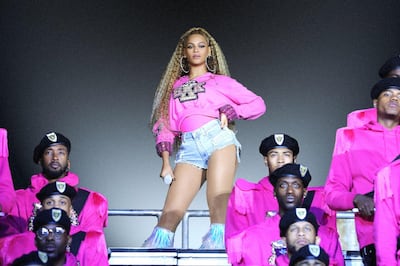 Beyonce's fan base, the BeyHive, use bee emojis to flood the social media of those who criticise the star. Photo: Netflix