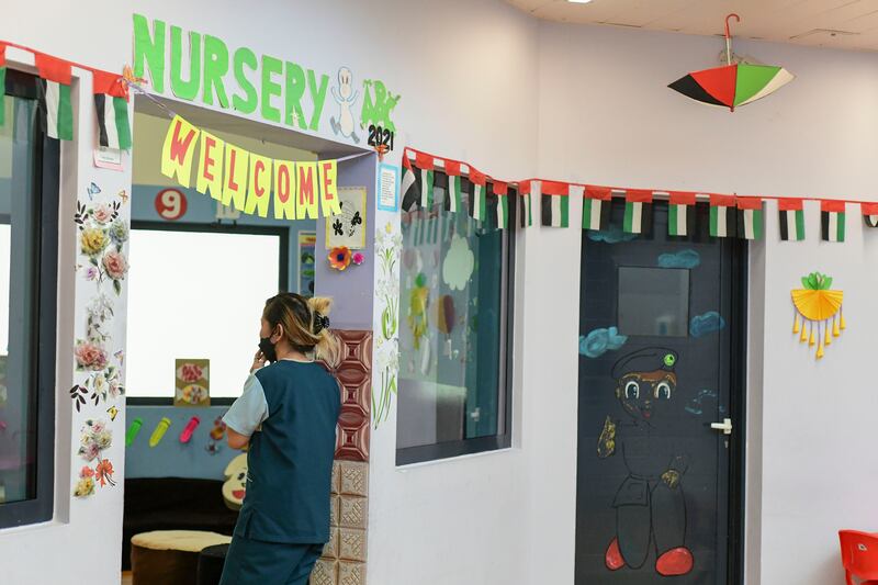 The nursery has 10 nannies and four support staff. Mothers can visit their children daily.
