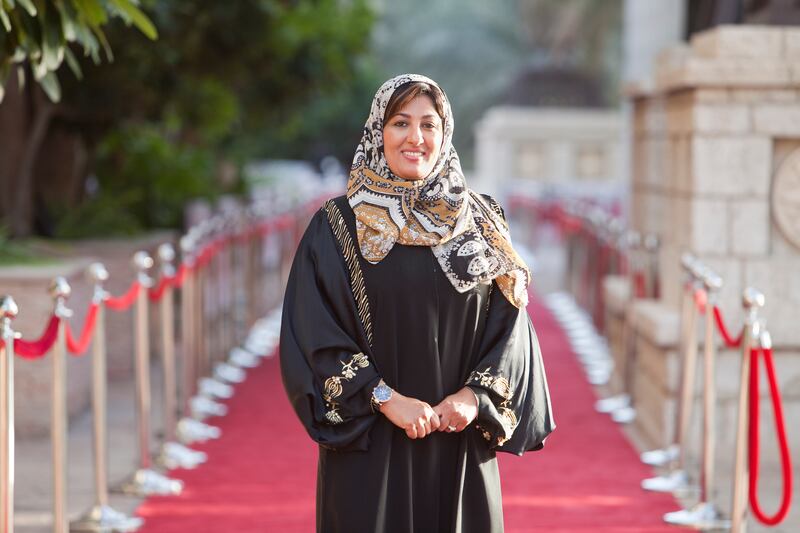 UAE - Dubai - Dec 14 - 2010:   Nujoom Alghanem, director of the documentary film called Hamama, pose for a portrait at Madinat  Jumeirah during the DIFF, Dubai International Film Festival. ( Jaime Puebla - The National Newspaper )