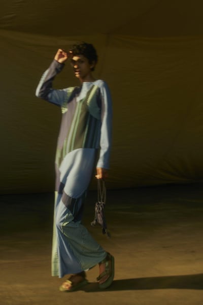 For the first time, womenswear was presented at Qasimi, for the spring summer 2021 collection. Courtesy Qasimi