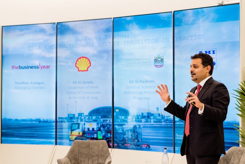 Ali Al Janabi, vice president and country chair for Shell UAE, revealed the details of the company's accelerator programme in Dubai.  Photo: Shell