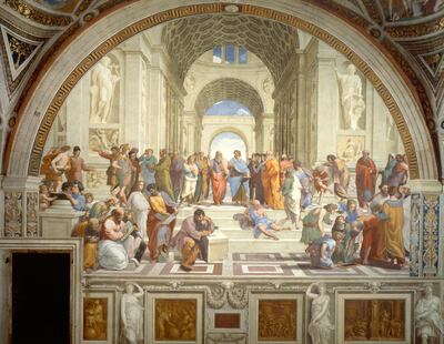 Raphael's renowned work 'The School of Athens'