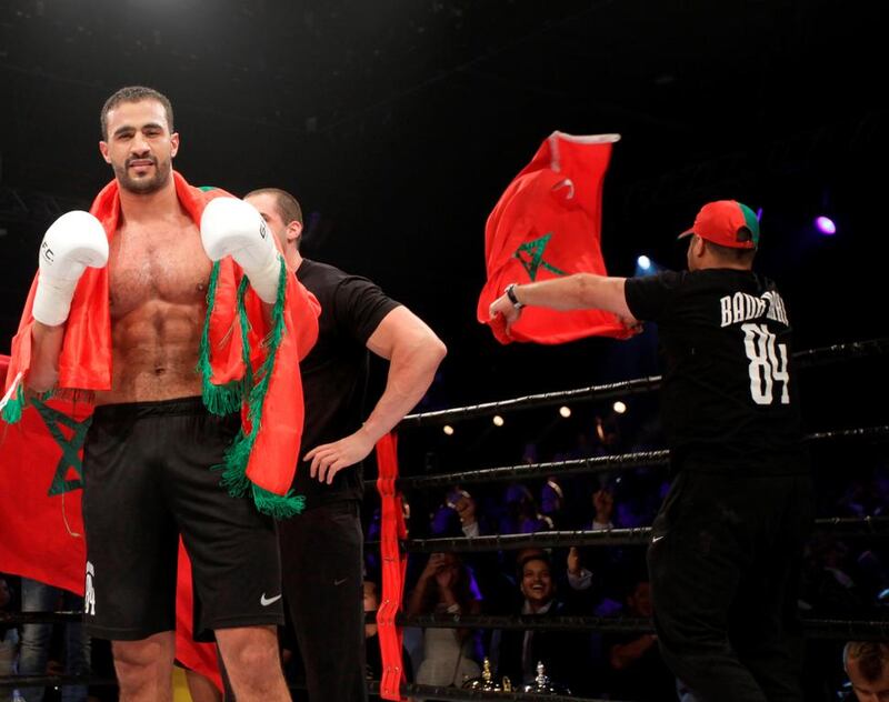 Dutch-Moroccan kick boxer Badr Hari beat back-to-back opponents in the first round to win the Global Fighting Championship in Dubai. Courtesy photo

