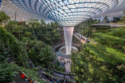 The Jewel at Singapore Changi Airport. Courtesy CAG