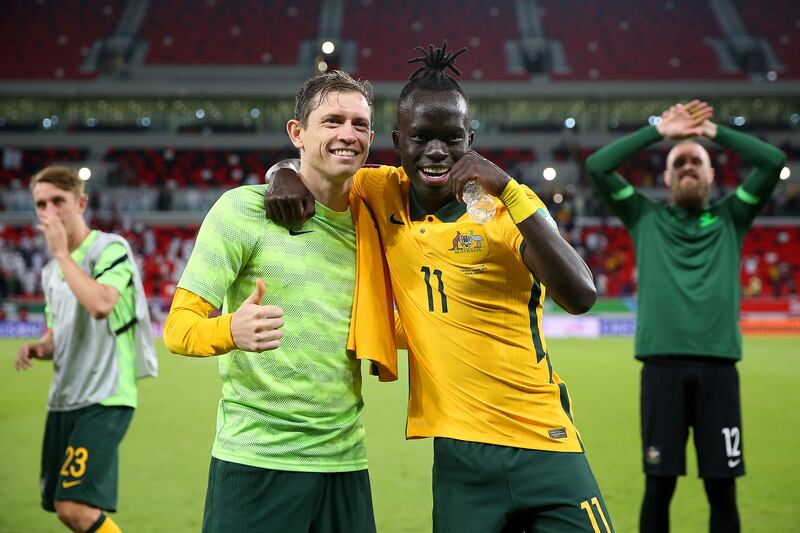 Awer Mabil (Leckie 90'+1) – NA. Given just moments at the end as Graham Arnold looked to shut up shop. Getty