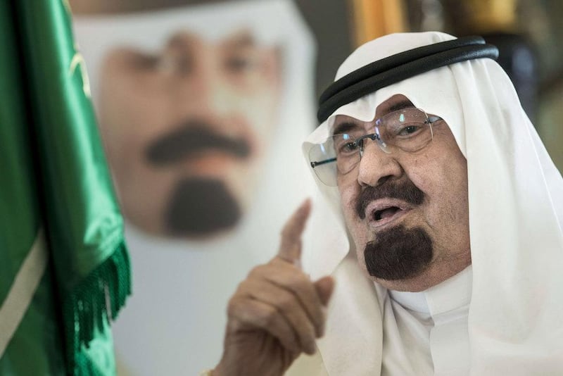 Saudi King Abdullah bin Abdulaziz died in the early hours of January 23. Brendan Smialowski / AFP Photo