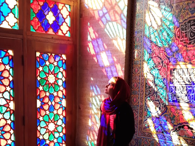 Kylie Moore-Gilbert in Shiraz before her arrest. 