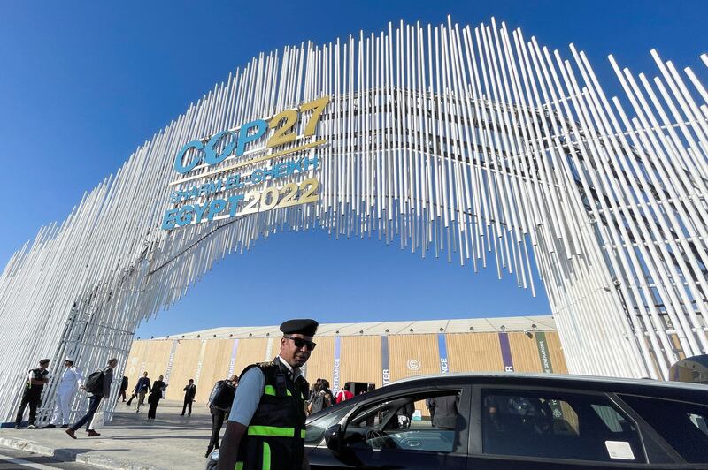 Talks are in their second and final week at Cop27 in Sharm El Sheikh. Reuters