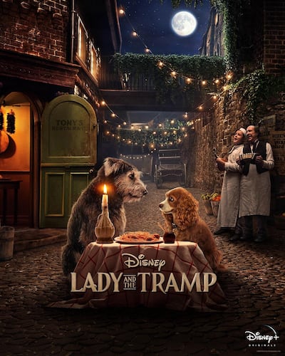 The 2019 remake of 'Lady and the Tramp' will be available to view on OSN in the new Disney+ agreement. Courtesy OSN 