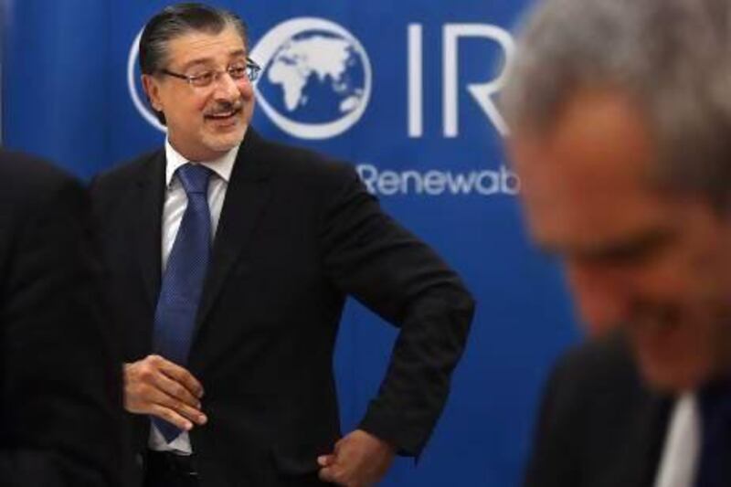 Dr Adnan Amin, secretary general of the International Renewable Energy Agency. Irena's 21-member council meets twice a year and is currently in Abu Dhabi for a two-day meeting. Delores Johnson / The National