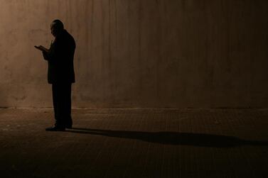 A Jewish Moroccan prays at a synagogue in the city of Tetouan, northern Morocco. Eve Coulon/The National