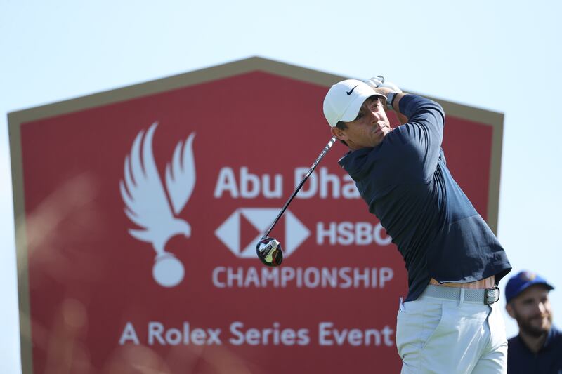 Rory McIlroy returns to the Abu Dhabi HSBC Championship at Yas Links. Getty Images