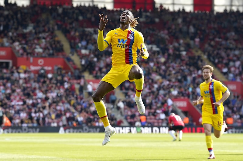 =16) Wilfried Zaha (Crystal Palace) 13 goals in 22 games. Minutes per goal: 146. PA