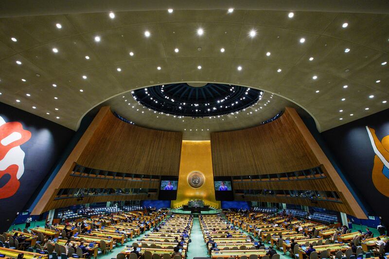 Ministers in New York for the UN General Assembly will meet to discuss a loss and damage fund on Friday. Reuters