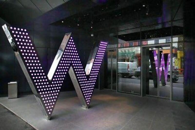 The W hotel, which opened in February, is being sold by the Northern Ireland-based developer McAleer & Rushe. Simon Dawson / Bloomberg News