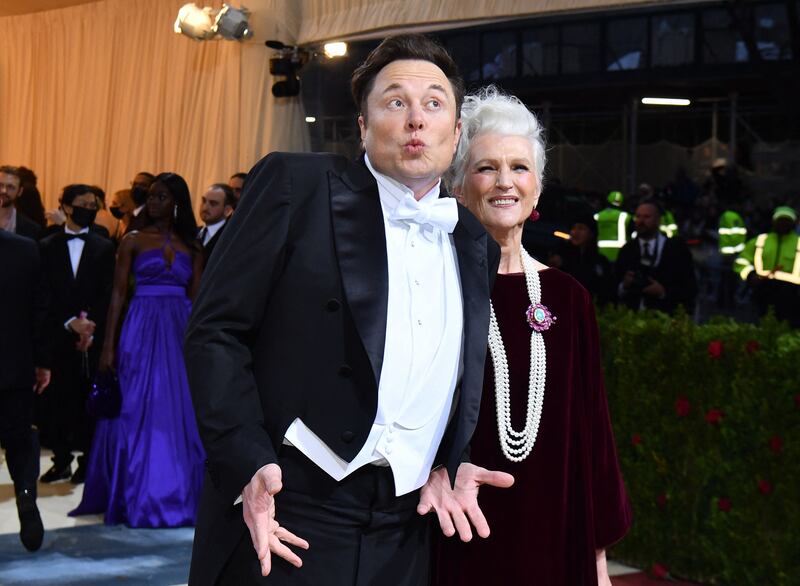 Heard said that she met Musk and his mother, supermodel Maye Musk, at the Met Gala in New York in 2015. AFP