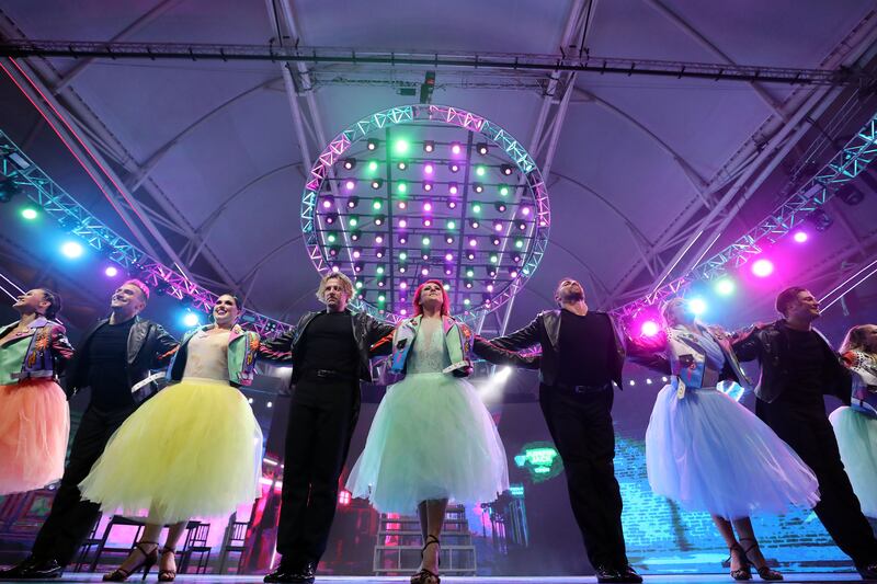 International dance show 'Burn the Floor' made its Middle Eastern debut at Dubai's Global Village. All photos: Chris Whiteoak / The National