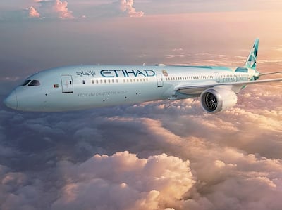 Etihad's ecoFlight will operate via its modified Boeing 787 'Greenliner'. Photo: Etihad