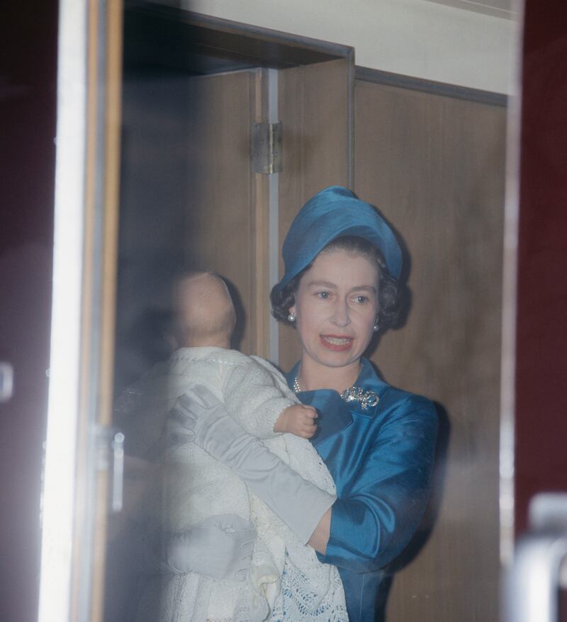 March 10, 1964. Queen Elizabeth II gives birth to her fourth and last child, Prince Edward. Getty
