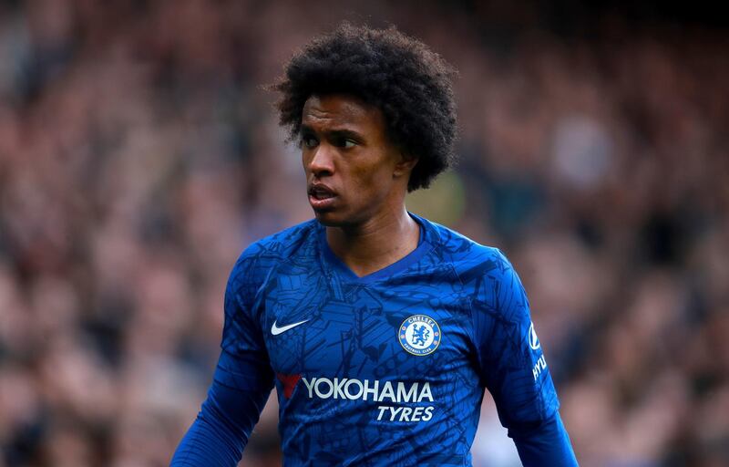 Chelsea's Willian, 31, could reunite with former Blues boss Maurizio Sarri at Juventus when his contract at Stamford Bridge expires this summer. (Tuttosport). PA