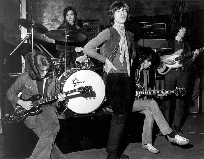 Mick Taylor, Chjarlie Watts, Mick Jagger, Keith Reichard and Bill Wyman. AP