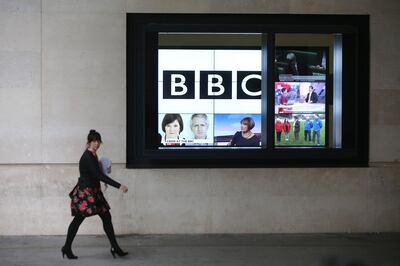 The BBC headquarters at New Broadcasting House is home for the news ... for now. Getty