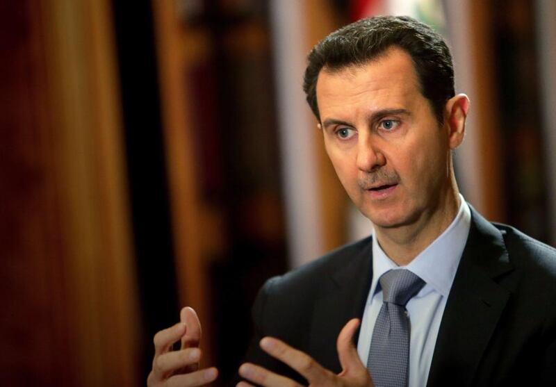 Syrian President Bashar Al Assad during an interview on January 20. Joseph Eid / AFP Photo

