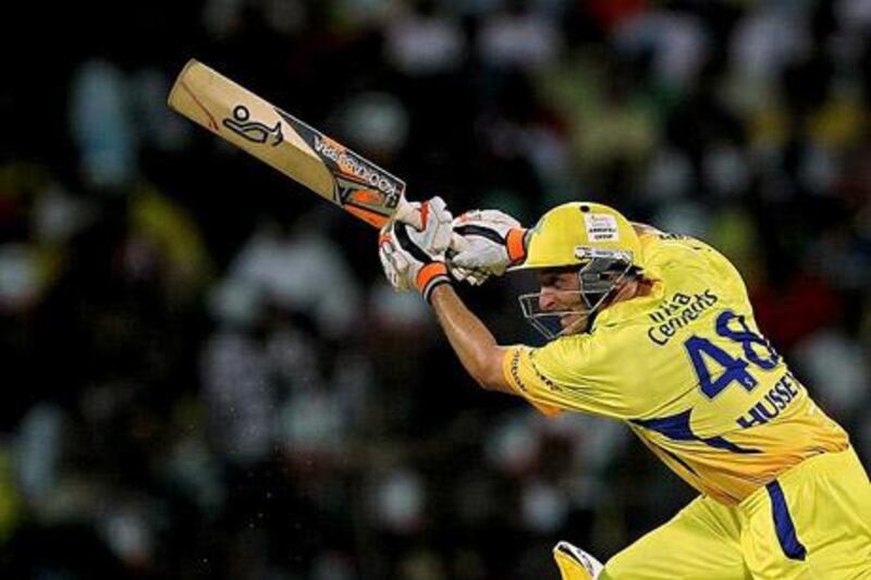 Michael Hussey and his partnership with MS Dhoni set up the platform for Chennai's onslaught. AP Photo